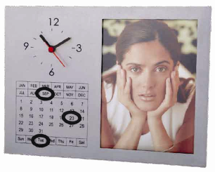 RELOJ PORTARRETRATO Y CALENDARIO PERPETUO | Articulos Promocionales