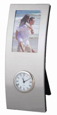 RELOJ METÁLICO CON 
PORTARRETRATO
 | Articulos Promocionales