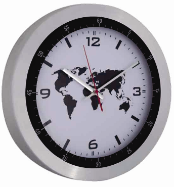 RELOJ METÁLICO DE PARED DIÁMETRO 25 CM | Articulos Promocionales