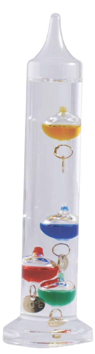 Termómetro de Galileo en cristal | Articulos Promocionales