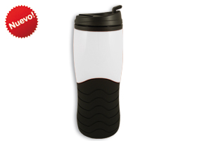 TERMO DE PLASTICO DE 450 ML, CON AGARRADERA DE HULE  | Articulos Promocionales