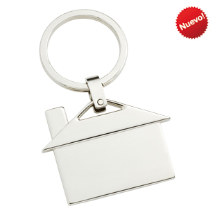 LLAVERO METALICO EN FORMA DE CASA | Articulos Promocionales