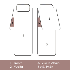 SEPARADOR MAGNET 31MM DISEÑO LIBRE S/IMP | Articulos Promocionales