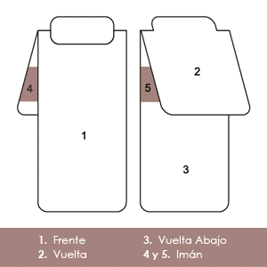 SEPARADOR MAGNET 43MM DISEÑO LIBRE S/IMP | Articulos Promocionales