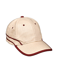 Gorra de algodón Kasba con dos franj | Articulos Promocionales