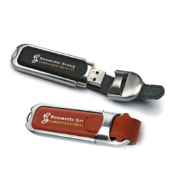 HEBILLA DE PIEL MEMORIA USB | Articulos Promocionales