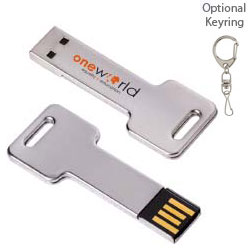 LLAVE PLATA MEMORIA USB | Articulos Promocionales