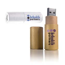CILINDRO DE PAPEL MEMORIA USB | Articulos Promocionales