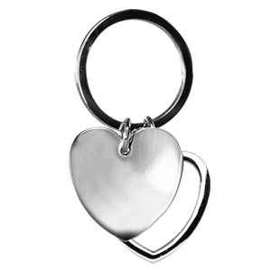 LLAVERO MET CORAZON DOBLE  HEART     PLA | Articulos Promocionales