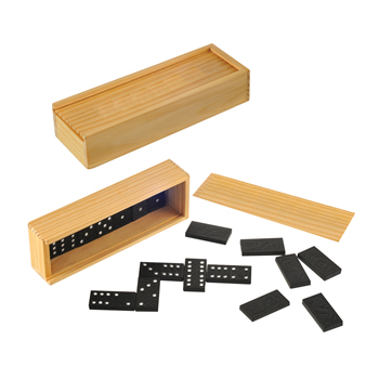 DOMINO CON ESTUCHE MADERA "BOX" | Articulos Promocionales