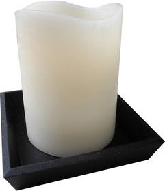 Vela con base de madera | Articulos Promocionales
