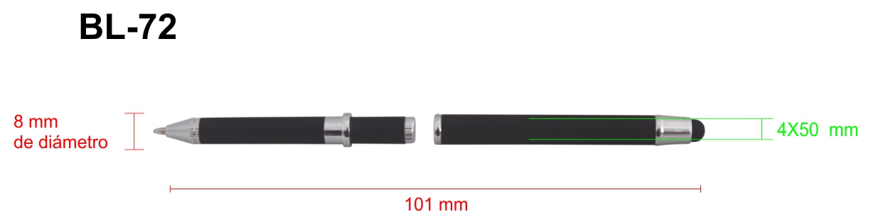 BOLÍGRAFO METÁLICO SEPARABLE CON TOUCH Y ESTUCHE DE METAL | Articulos Promocionales