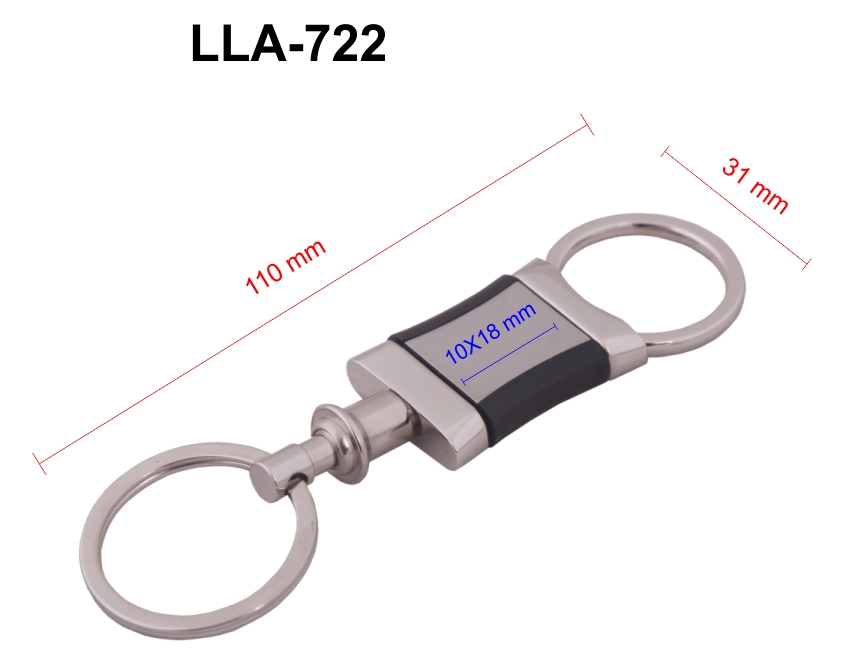 LLAVERO METÁLICO SEPARABLE | Articulos Promocionales