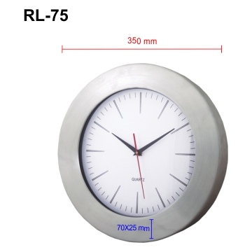 RELOJ METÁLICO DE PARED DIÁMETRO 35 CM | Articulos Promocionales