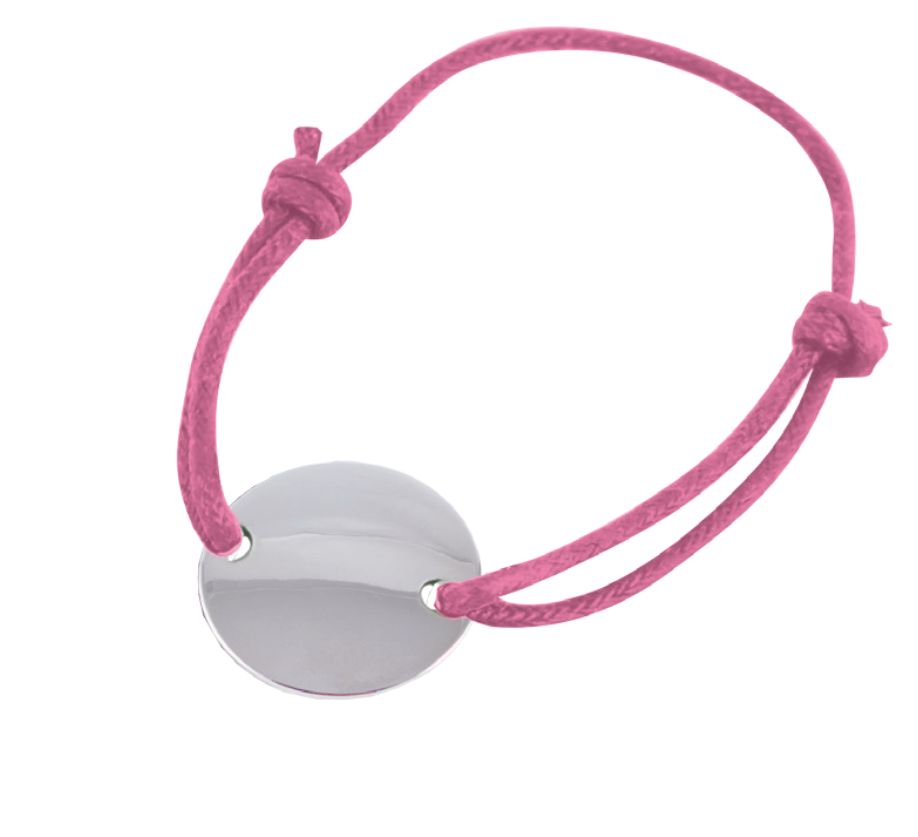 Pulsera de cordón y placa metálica | Articulos Promocionales