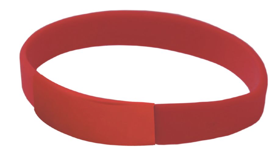 Pulsera de caucho con placa de aluminio | Articulos Promocionales