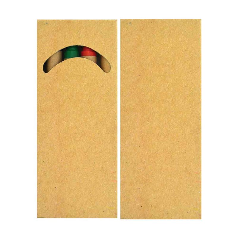 Caja caple con 4 crayones | Articulos Promocionales