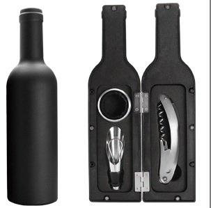 SET DE VINO 3 PZAS SALUTE | Articulos Promocionales