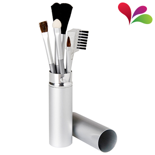 SET DE BROCHAS EN TUBO METALICO | Articulos Promocionales