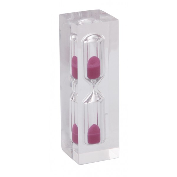 RELOJ DE ARENA ENCAPSULADO EN ACRÍLICO | Articulos Promocionales