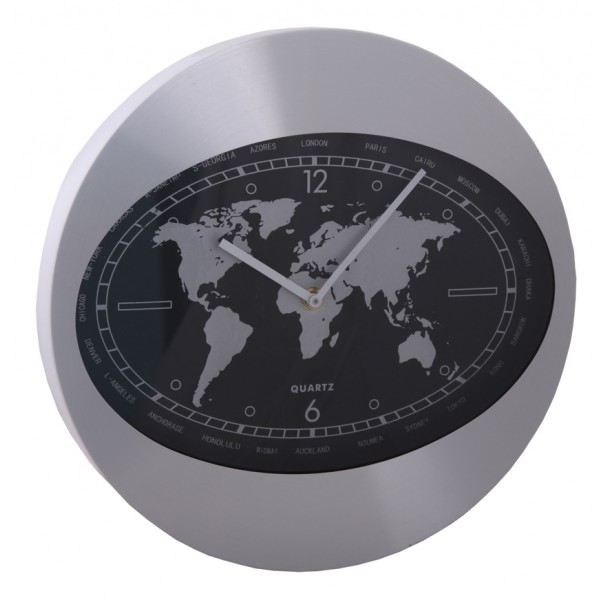 RELOJ METÁLICO DE PARED 30 CM DE DIÁMETRO | Articulos Promocionales
