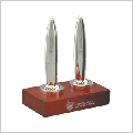 JGO BOL.METAL.CROMADOS C/BASE MADERA MET | Articulos Promocionales