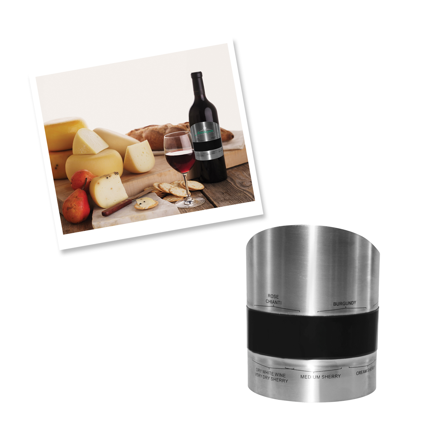 TERMOMETRO PARA BOTELLAS DE VINO "CHENIN" | Articulos Promocionales