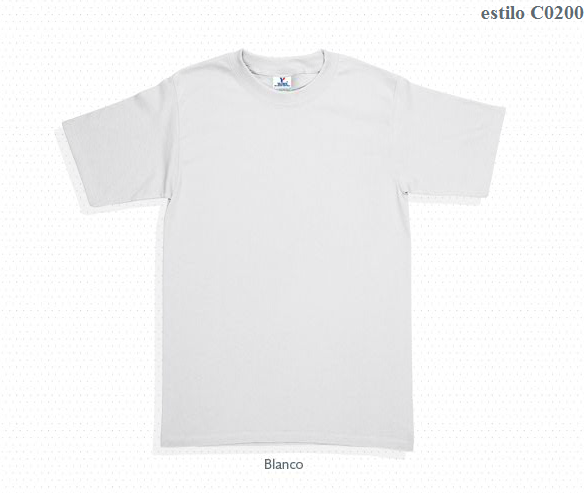 PLAYERA PESO MEDIO CUELLO REDONDO PARA CABALLERO | Articulos Promocionales