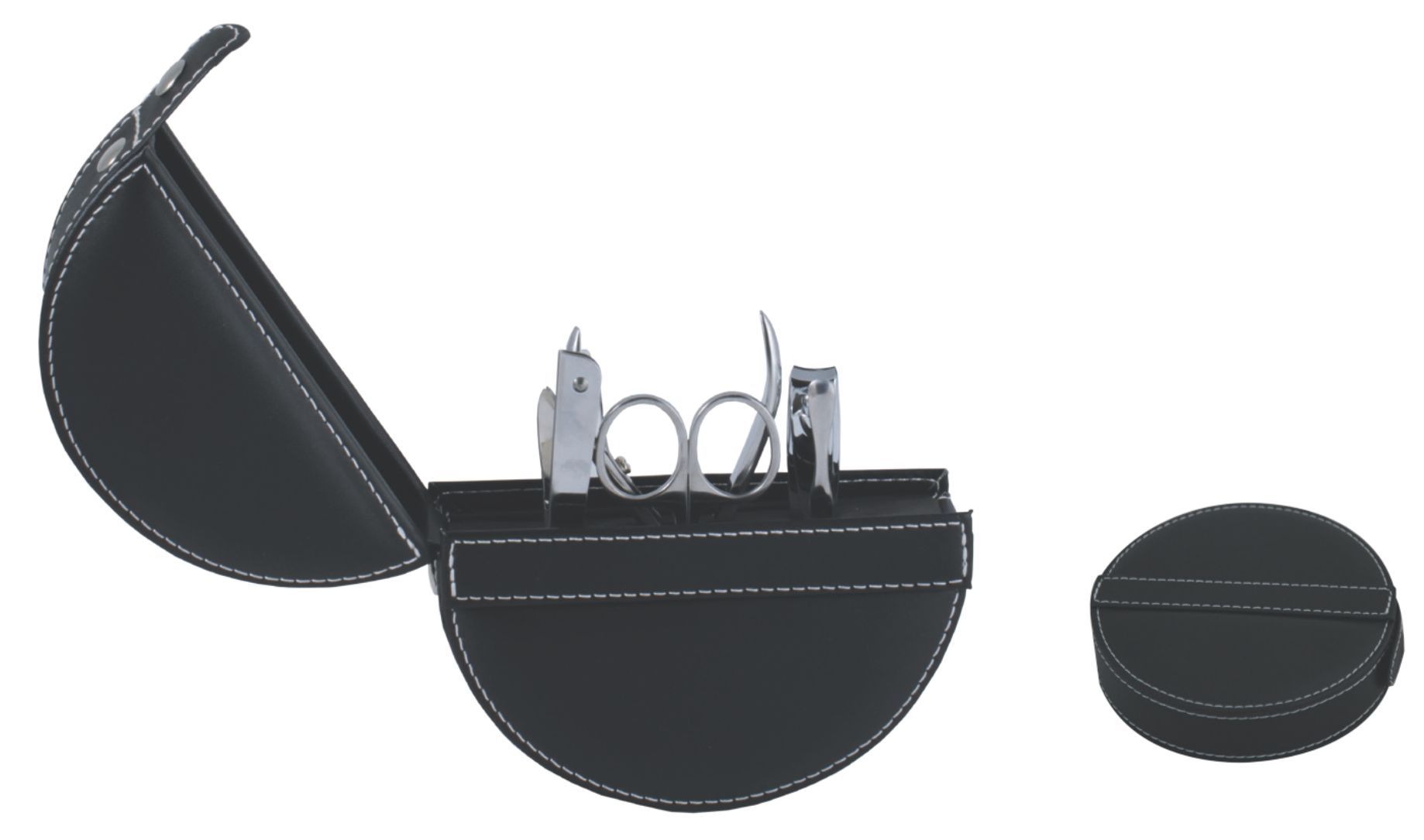 Set de manicure con estuche de curpiel | Articulos Promocionales
