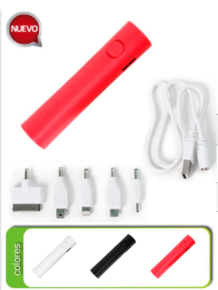 POWER BANK CILINDRICO | Articulos Promocionales