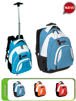 MOCHILA TROLLEY ESCOLAR CON RUEDAS | Articulos Promocionales