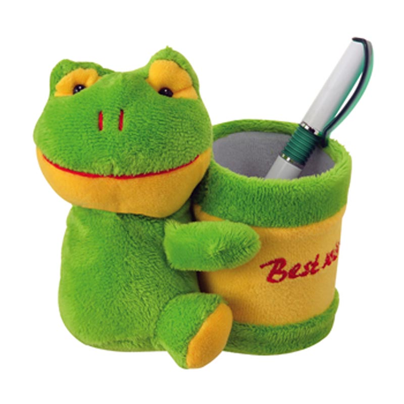 PORTA LAPICES DE PELUCHES MODELO RANITA | Articulos Promocionales