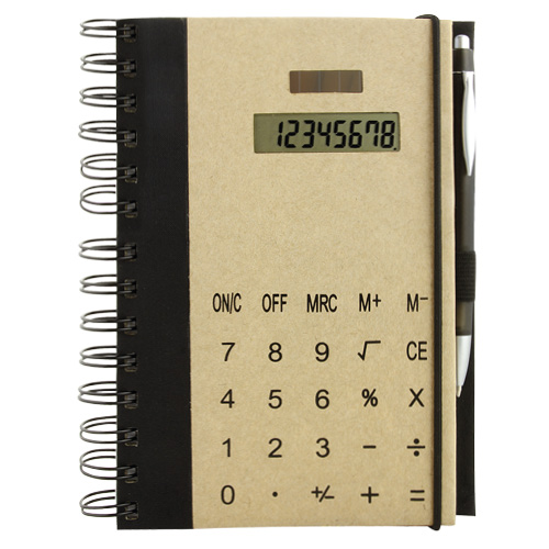 Libreta Calculadora Ecoworld | Articulos Promocionales