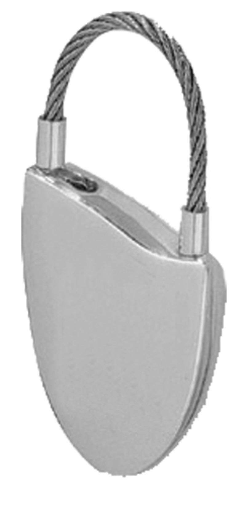 LLAVERO CABLE PLATEADO | Articulos Promocionales