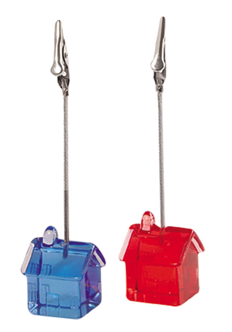 PORTA NOTAS DE PLASTICO EN FORMA DE CASA | Articulos Promocionales