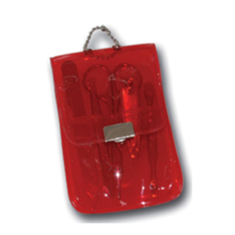 SET DE MANICURE EN ESTUCHE TRANSPARENTE | Articulos Promocionales