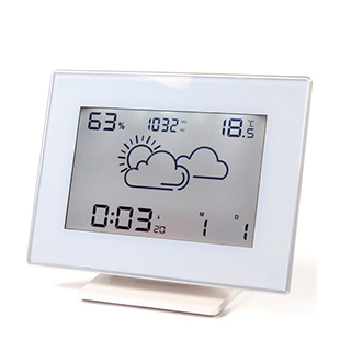 RELOJ DESPERTADOR CON BAROMETRO | Articulos Promocionales