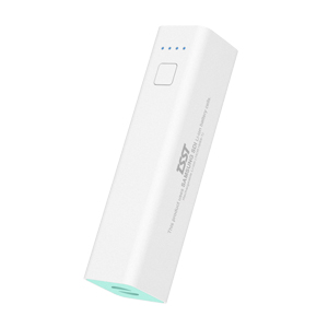 POWER BANK 2,600 mAh BLANCO CON MENTA | Articulos Promocionales