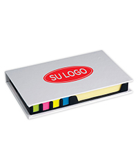 Libreta con notas adhesivas y bandera | Articulos Promocionales