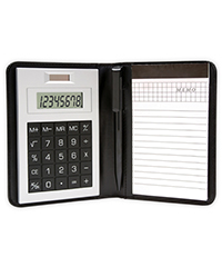 Calculadora Pascal con funda y block | Articulos Promocionales