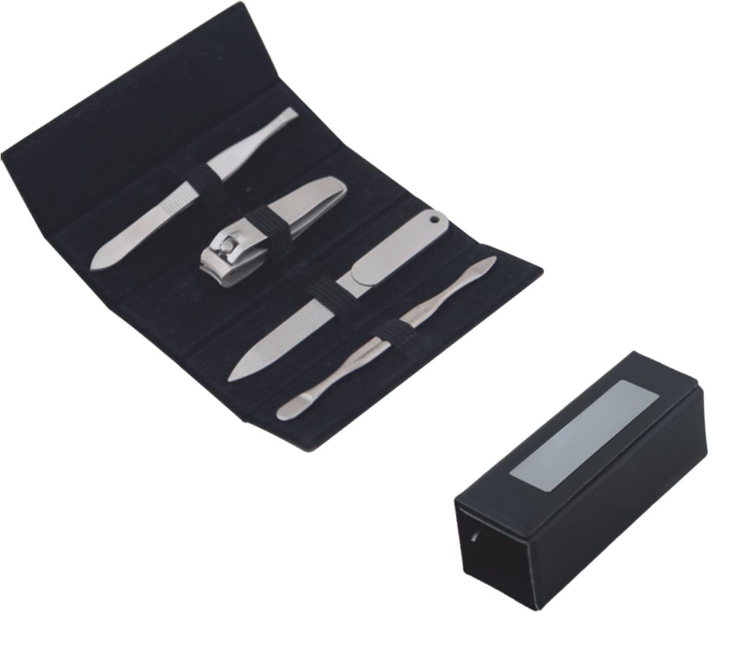 Set de manicure con estuche de curpiel | Articulos Promocionales