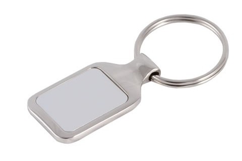 Llavero metálico doble vista con  placas de aluminio | Articulos Promocionales