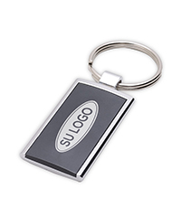 Llavero Karpos rectangular metal con | Articulos Promocionales