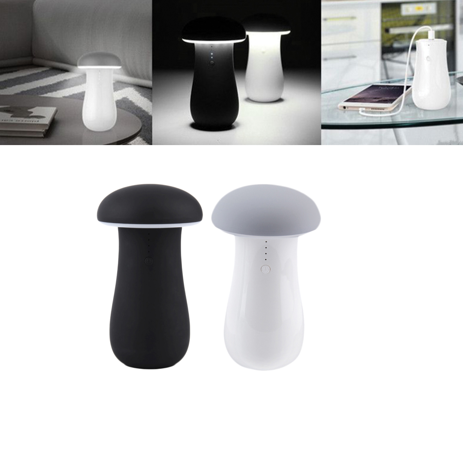 Power bank y luz led "Hongo" | Articulos Promocionales