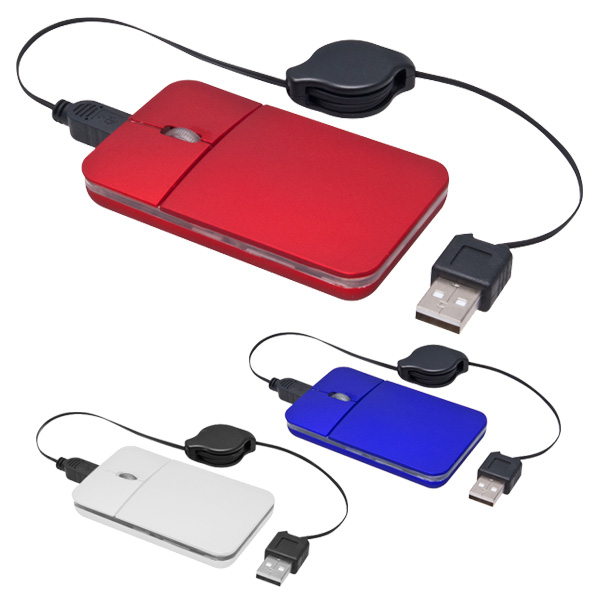 Mouse Alámbrico Plano | Articulos Promocionales