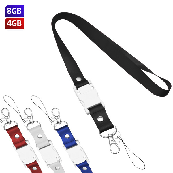 USB Porta Gafete 8 GB | Articulos Promocionales