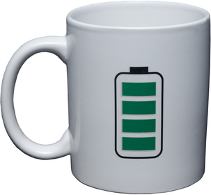 TAZA MAGICA BATTERY | Articulos Promocionales
