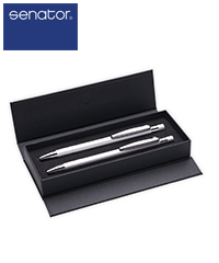 Juego SENATOR de lap. y bol. Silver Li | Articulos Promocionales