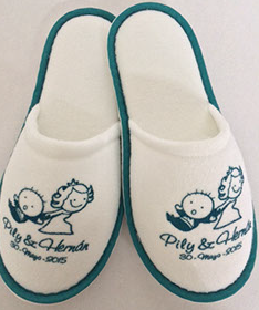 Pantuflas de Toalla | Articulos Promocionales