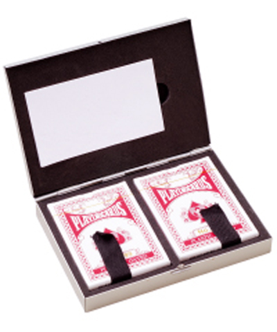Juego de naipes en estuche de aluminio | Articulos Promocionales